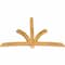 Ekena Millwork Davenport Rough Sawn Timber Gable Bracket, Western Red Cedar, 108"W x 72"H x 4"D x 6"F, 16/12 Pitch GBW108X72X0406DAV00RWR - alternate 3